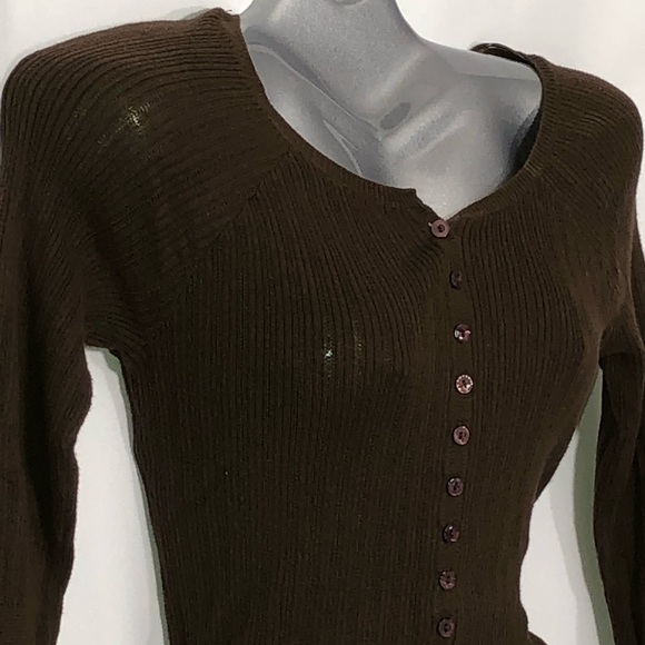 AEROPOSTALE Henley style long sleeve button - Picture 6 of 7